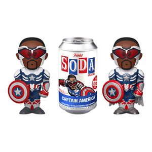 Funko Vinyl Soda The Falcon And The Winter Solider Captain America International Edition Vinyl Figure (With Chase*)