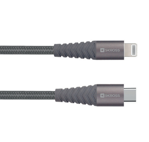 Skross Lightning To USB Type-C Charging Cable 1m Space Gray