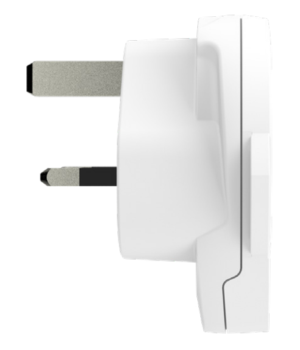 Skross World To UK USB Travel Adapter White