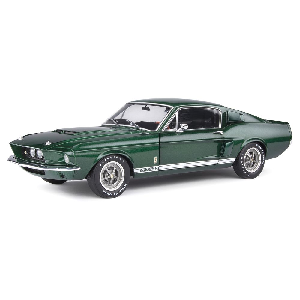 Solido Shelby Mustang GT500 1967 Dark Highland Green 1.18 Diecast Scale Model Car