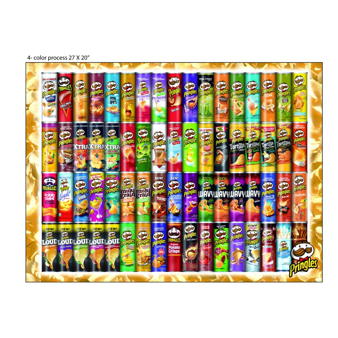 Ywow Games Supersized Pringles The Original Jigsaw Puzzle (1000 Pieces)
