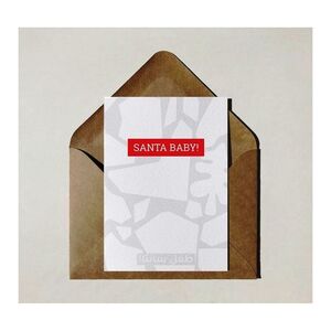 Bumble & Mouse Santa Baby! Greeting Card (10.5 x 14.8cm)