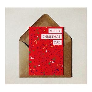 Bumble & Mouse Merry Christmas Dad Greeting Card (10.5 x 14.8cm)