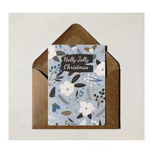 Bumble & Mouse Holly Jolly Magnolia Greeting Card (10.5 x 14.8cm)