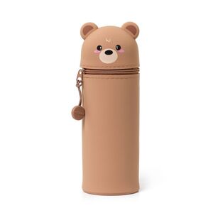 Legami Kawaii 2-In-1 Soft Silicone Pencil Case - Teddy Bear