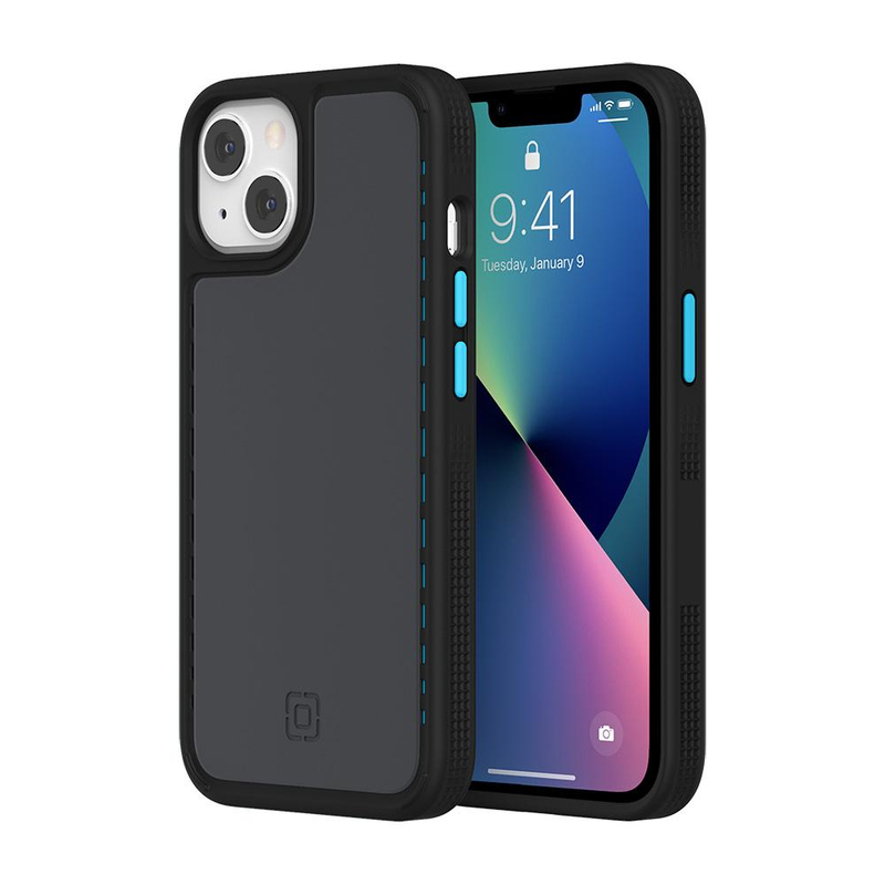 Incipio Optum Case For iPhone 13 Black Oyster/Electric Blue