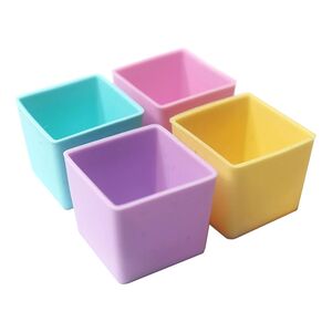 Munch Cups Squares Pastel (Set of 4)