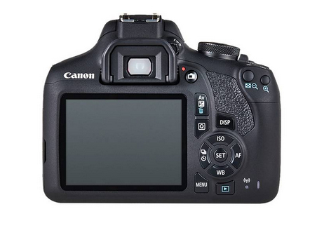 Canon EOS 2000D DSLR Camera EFS 18-55mm DC III Black Kit + EF 50mm 1.8 STM Lens (Bundle)