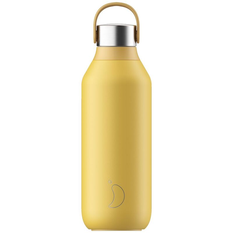 Chilly's Bottles Series 2 Stainless Steel Water Bottle Pollen Yellow 500ml