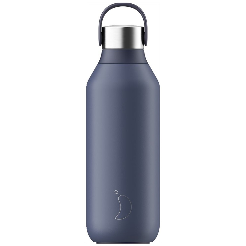 Chilly's Bottles Series 2 Stainless Steel Water Bottle Whale Blue 500ml