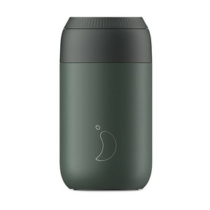 Chilly's Bottles Series 2 Stainless Steel Travel Coffee Cup 340ml - Pine Green