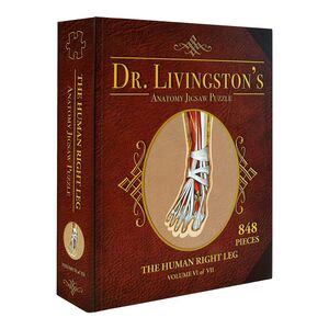 Genius Games Dr Livingston'S Anatomy The Right Leg Jigsaw (848 Pieces)