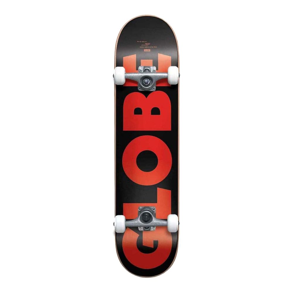 Globe Go Fubar Black/Red Skateboard 7.75-Inch