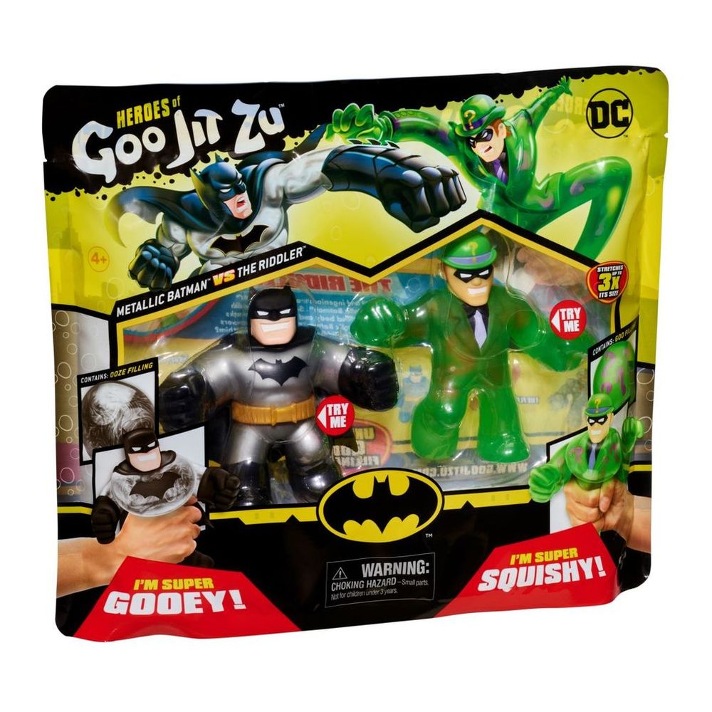 Heroes Of Goo Jit Zu DC Metallic Batman Versus The Riddler Pack
