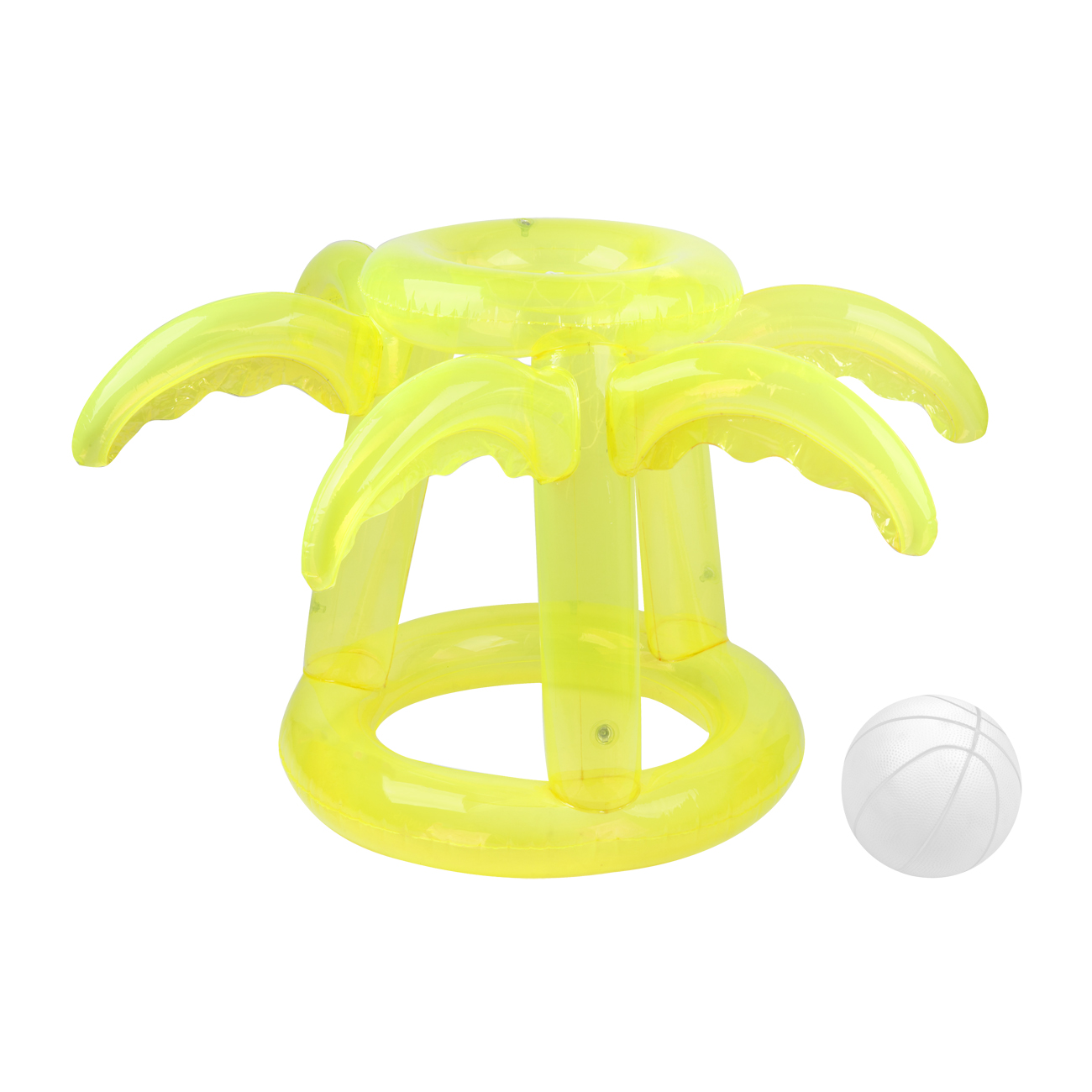 Sunnylife Inflatable Float Away Basketball Set Tropicalneon Lime