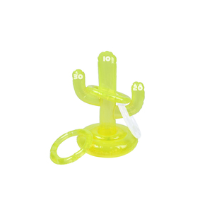 Sunnylife Inflatable Ring Toss Cactus Neon Lime