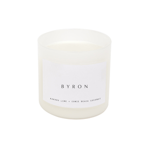 Sunnylife Small Scented Candle Byron White