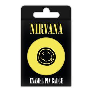 Pyramid Posters Nirvana Smiley Enamil Pin Badge