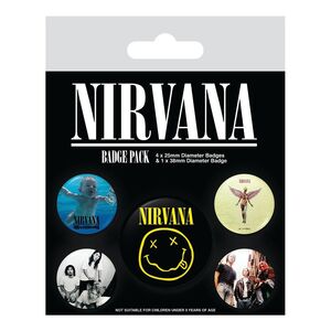 Pyramid Posters Nirvana Iconic Badges Pack