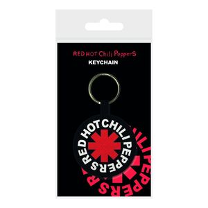 Pyramid Posters Red Hot Chilli Peppers Logo Wooven Keychain