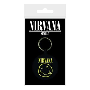 Pyramid Posters Nirvana Smiley Woven Keychain