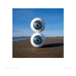 Pyramid Posters Pink Floyd Pulse Eyeballs Art Print (40 X 40 Cm)