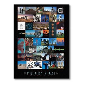 Pyramid Posters Pink Floyd Anniversary Canvas Print (30 x 40 cm)