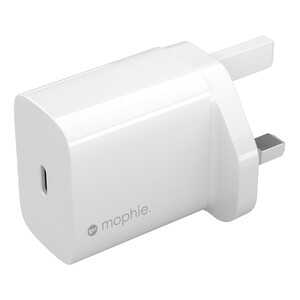 Mophie Wall Adapter USB-C 30W GaN White UK plug