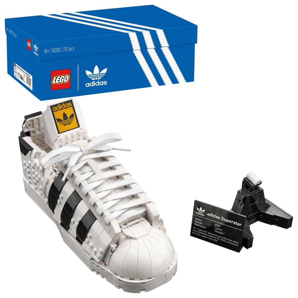LEGO ICONS adidas Originals Superstar Building Kit 10282 (731 Pieces)