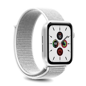 Puro nylon wristband for Apple Watch 42/44/45mm Ice White