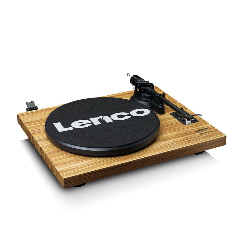 Lenco LS-5000K Bluetooth Belt-Drive Turntable with Speakers (Set of 2) - Wood