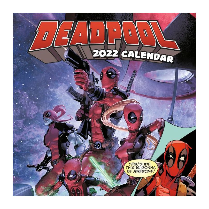 Pyramid International Marvel Deadpool 2022 Calendar 30 X 30 cm
