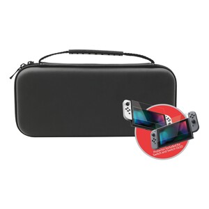 Piranha Combo Carry Case & 2X Tempered Glass for Switch OLED