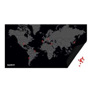 Dearworld Maps with Country Names Standard Black | Palomar