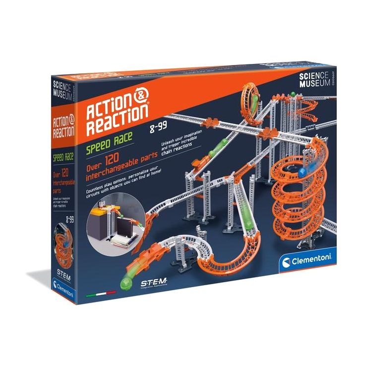 Clementoni Action And Reaction Speed Race Science Set