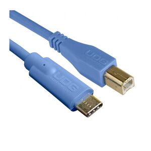 UDG Ultimate USB 2.0 C-B Audio Cable Straight - Blue 1.5m