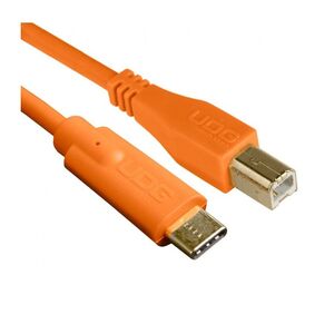 UDG Ultimate USB 2.0 C-B Audio Cable Straight - Orange 1.5m