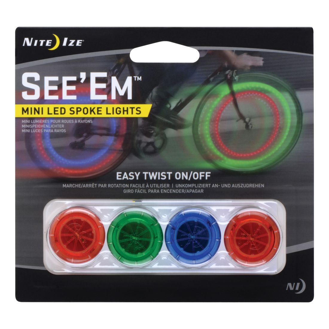 Nite Ize See Em Mini LED Assorted Colors (Pack Of 4)