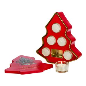 Wax Lyrical Christmas Tree 6 Fragranced Tealight Gift Candle Set