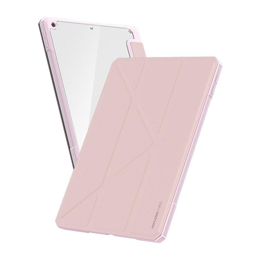 AmazingThing Titan Pro Shock-Absorption Drop Proof Case Pink for iPad 10.2-Inch Gen 9