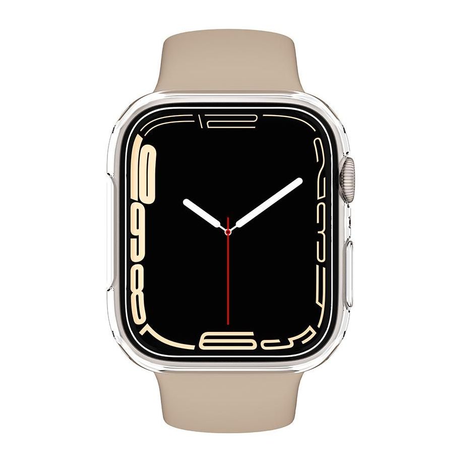 AmazingThing Quartz Pro Drop Proof Case Full Clear for Apple Watch Series 7