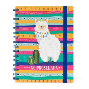 Legami Notebook With Spiral Large Lined - Llama