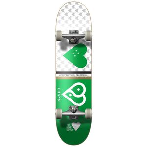The Heart Supply Chris Chann Society Complete Skateboard Green (31-Inch x 7.75-Inch)