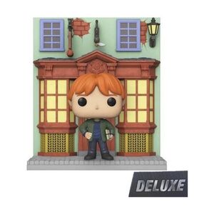 Funko Pop Deluxe Movies Harry Potter Diagon Alley Quality Quidditch Supplies With Ron Vinyl Figure