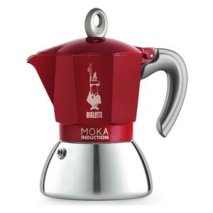 Bialetti Moka Induction Red 160ml (4 Cups)