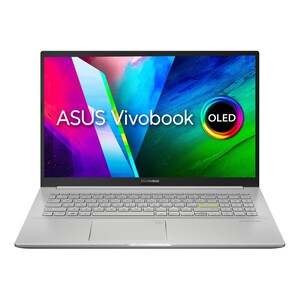 ASUS Vivobook 15 OLED K513EQ-OLED105T Slim Laptop/Intel Core i5-1135G7/8GB RAM/512GB SSD/NVIDIA GeForce MX 350 2GB/15.6 Inch FHD (1920x1080) OLED/Windows 10 Home - Silver