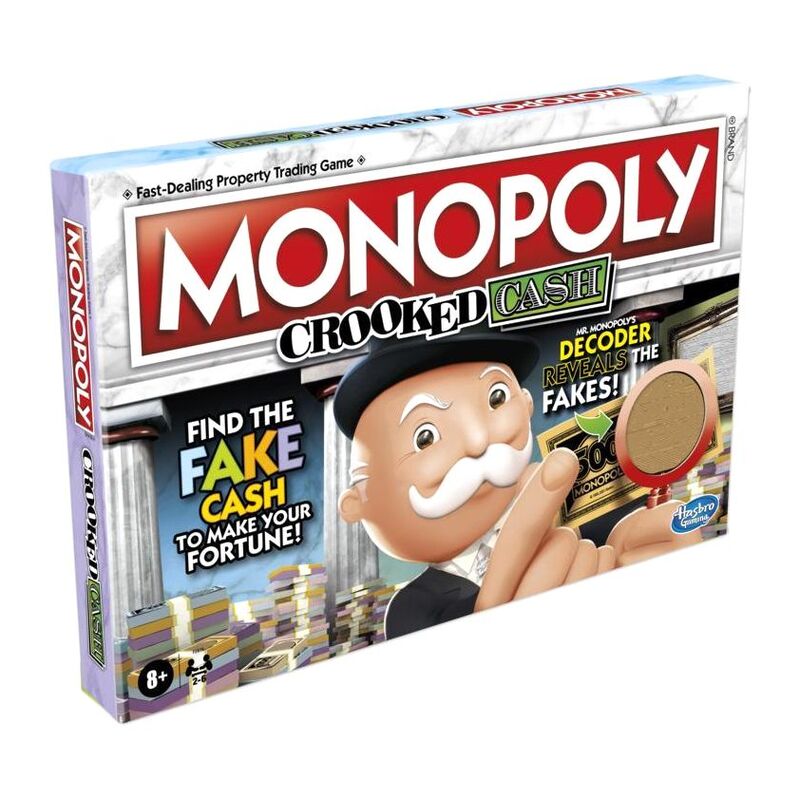 Hasbro Monopoly Crooked Cash Board Game F2674