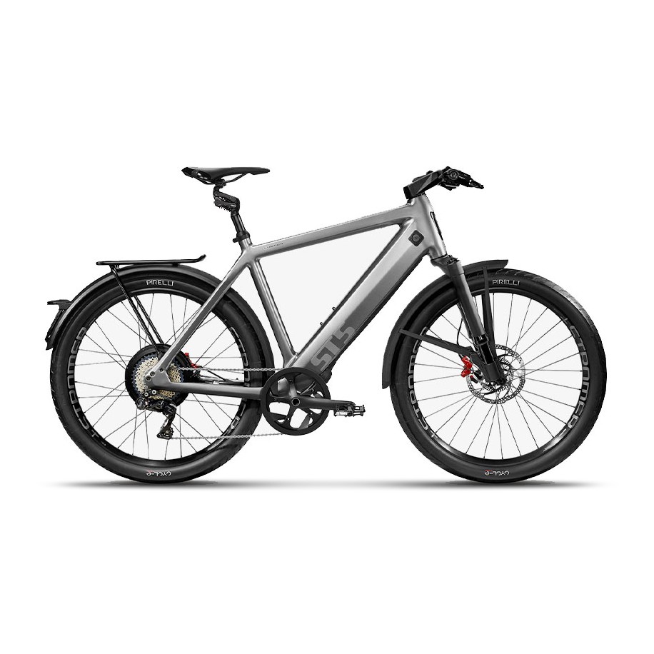 Stromer ST5 ABS Electric Bike - Sport Frame/Suspension Fork/Seat Suspension/Battery 983 Wh/Size XL - Granite Grey