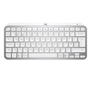 Logitech MX Keys Mini Wireless Illuminated Keyboard - US - Pale Grey