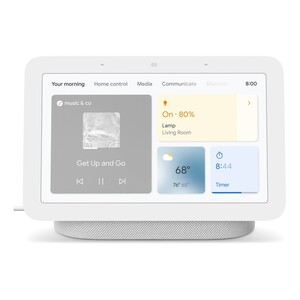 Google Nest Hub Gen 2 Chalk Smart Speaker